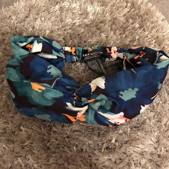 Zara Accessories - Zara Accessories Floral Print Head Wrap New WOT